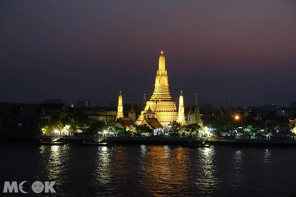 泰國 曼谷 鄭王廟 昭披耶河畔 夜景 夕陽 日落 餐廳