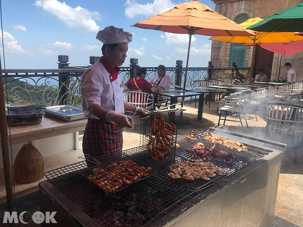 越南 中越 巴拿山 Arapang餐廳 烤肉 烤海鮮