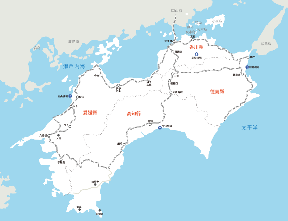 墨刻MOOK日本四國城市地圖