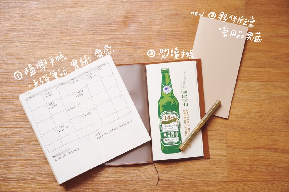 TRAVELER'S notebook旅人筆記本品牌誌  誠品台啤