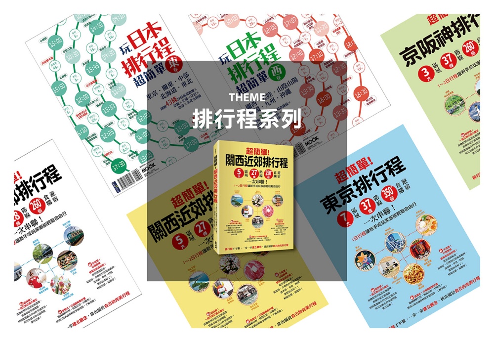 墨刻排行程系列旅遊書